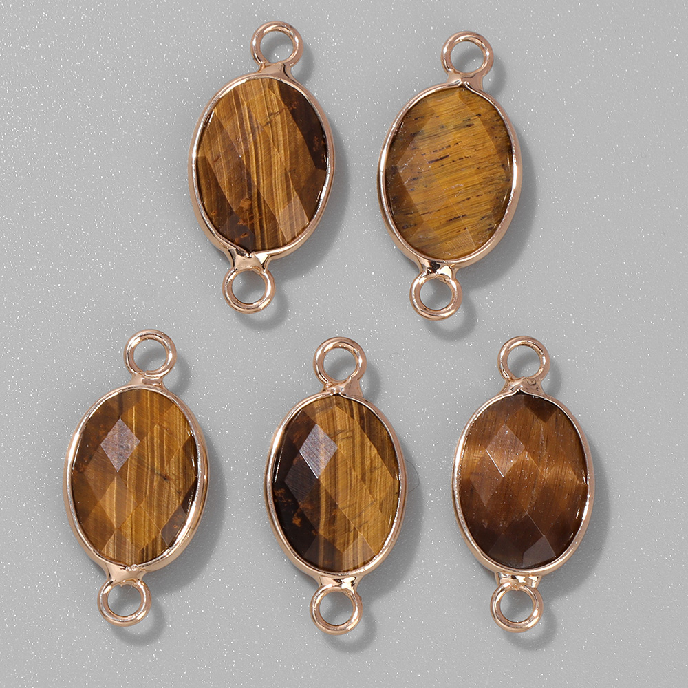 Vintage Fashion Stores - Colgantes de piedra Natural facetada de