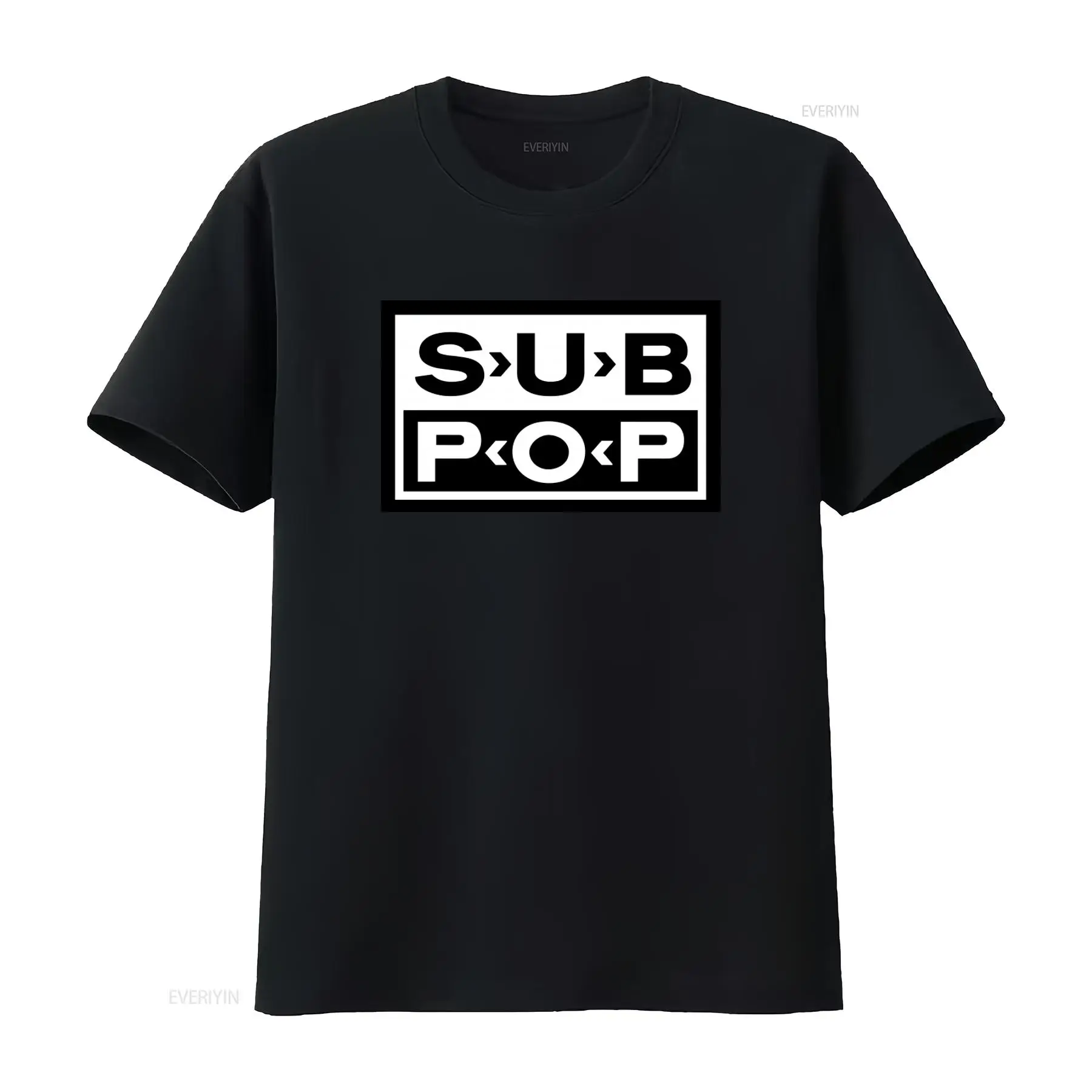 Camiseta con Logotipo Sub Pop, - Vintage Fashion Jersey reseña y precio