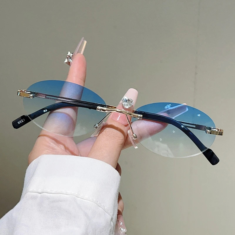 Gafas de sol ovaladas sin mont - Vintage Outdoor Fashion reseña y precio