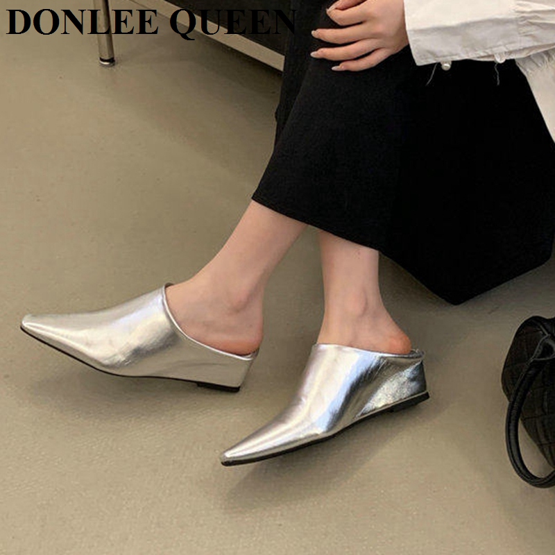 Sandalias de cuña con punta ce - Vintage Fashion Online reseña y precio