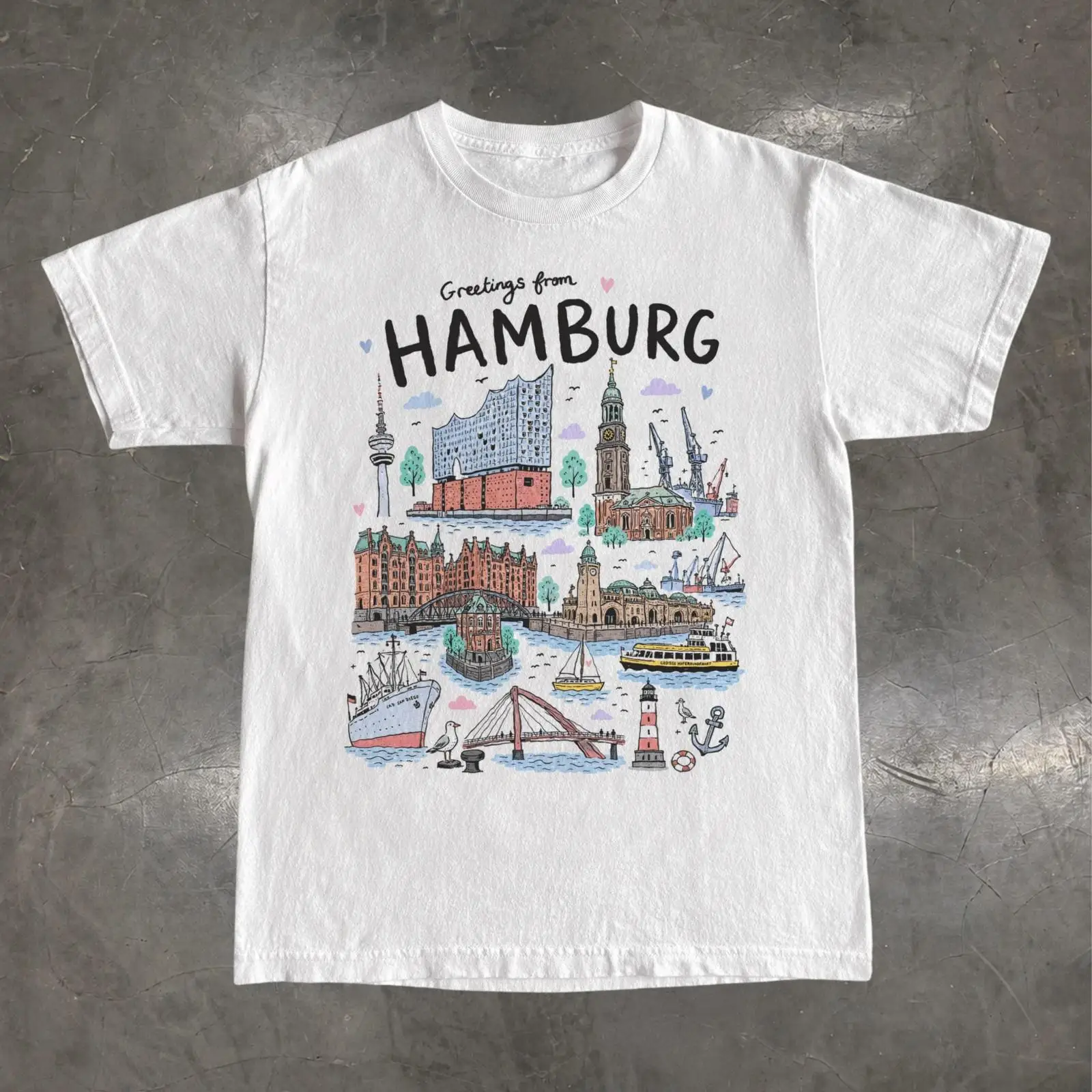 Camiseta de Hamburgo, Alemania - Vintage Fashion Hamburg reseña y precio