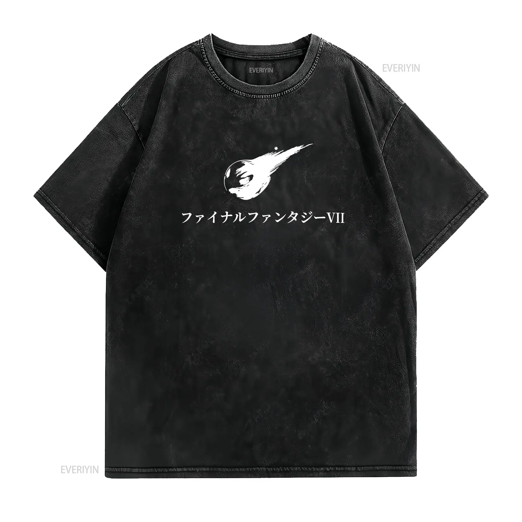 Camiseta FF7 JP con título, ro - Vintage Fashion Jersey reseña y precio