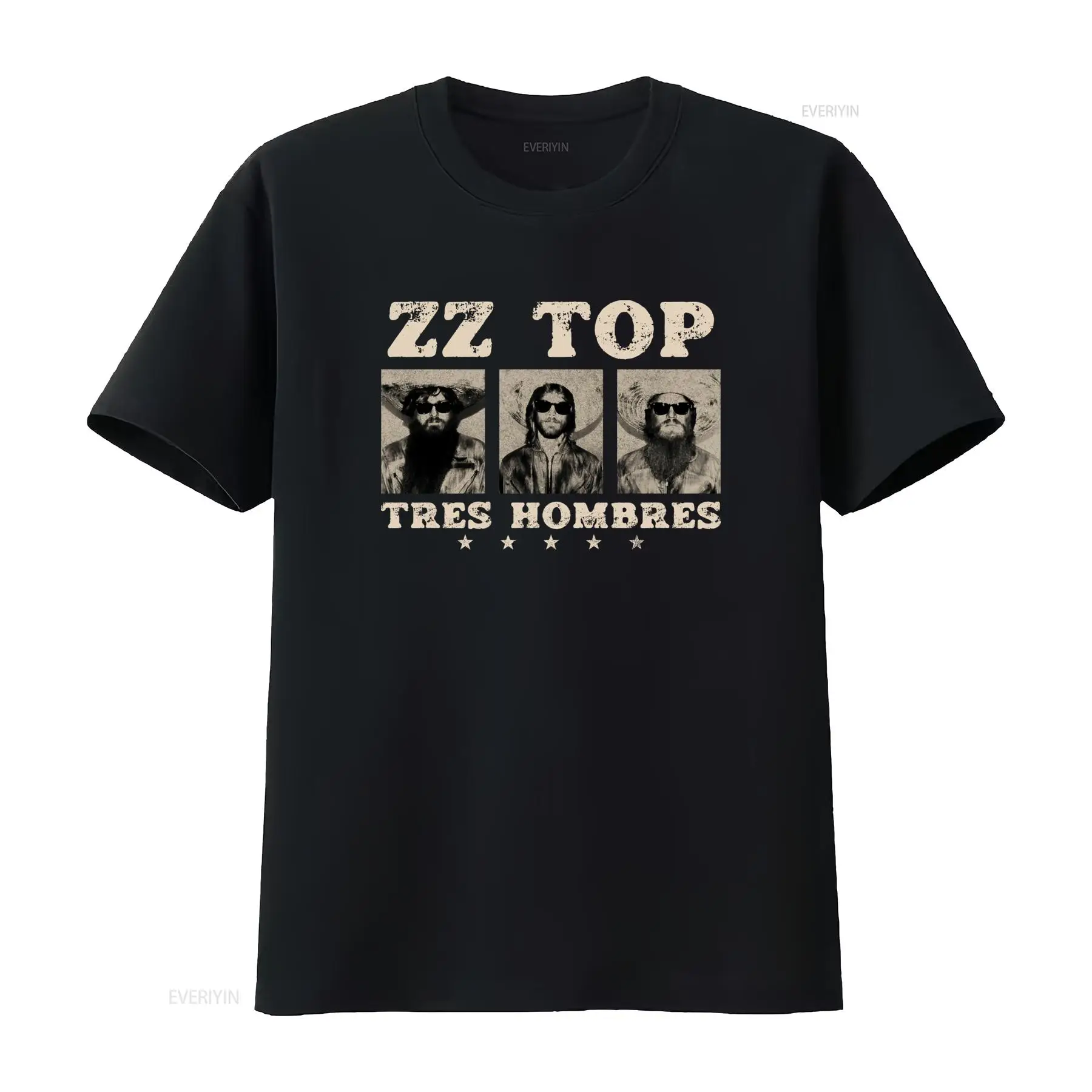 Camiseta Tres Hombres ZZ Top R - Vintage Fashion La reseña y precio